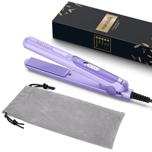 Wavytalk Mini 0.7 Inch Ceramic Hair Straightener for Short Hair and Travel