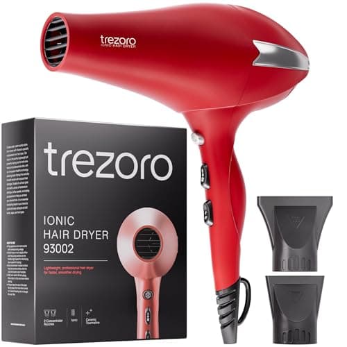 Professional Ionic 2200W Blow Dryer - Lightweight for Salon & Travel - Normal & Curly Hair