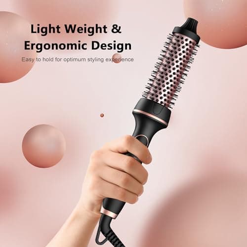 Ionic Ceramic Thermal Round Brush 1.25 Inch, 12 Heat Settings