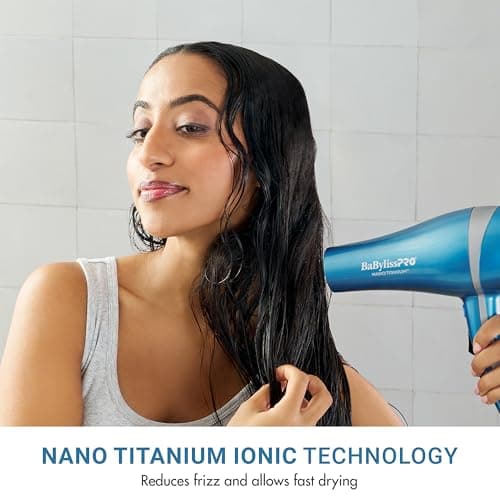BaBylissPRO Nano Titanium 2000-Watt Ionic Blow Dryer
