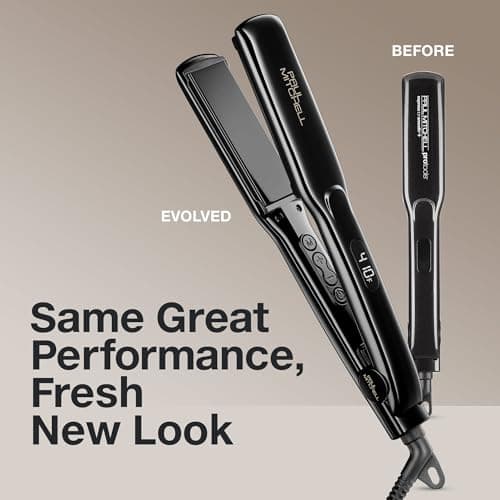Paul Mitchell Pro Tools Express Ion Smooth & Flat Iron, Adjustable Heat