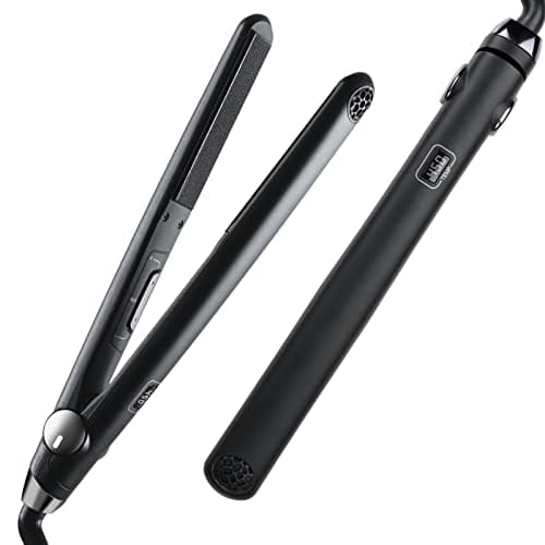 TYMO 1 Inch Titanium Straightener & Curler 10s Heat, 32 Temp Settings, Auto Shut Off