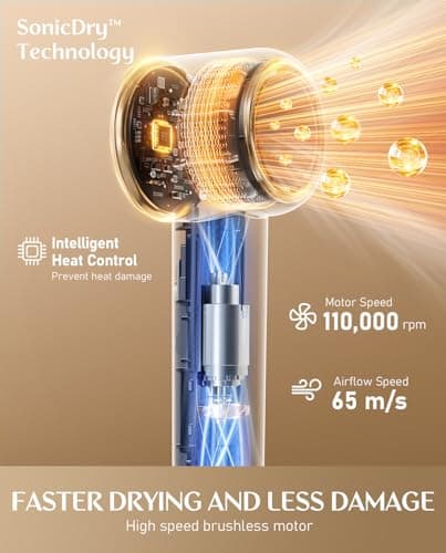 FanttikSolo H10 APEX Ionic Hair Dryer with HD Display & Thermo-Control
