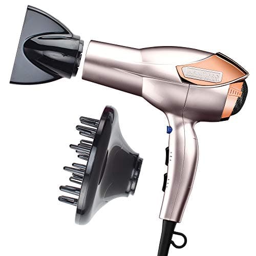 Conair INFINITIPRO AC Motor Hair Dryer with Ceramic Tech & Diffuser | Black