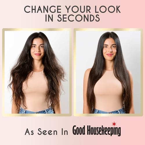 ELLA BELLA Ceramic Flat Iron | Professional Straightening Iron with Digital Temp Control | Good Housekeeping Picker