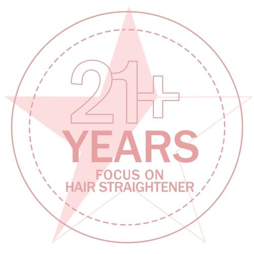 K&K 3-in-1 Thermal Brush Set: Ceramic Hot Brush & Curling Wand for All Hair Types