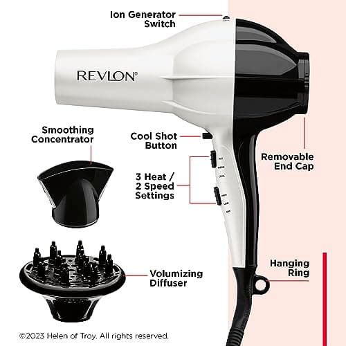 REVLON Shine Booster Hair Dryer 1875W Smooth Blowout Volume