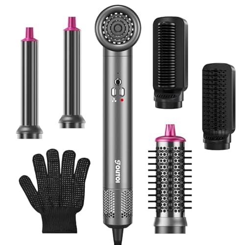 Jolitoi 110,000 RPM Air Styler, 6-in-1 Hair Dryer Brush