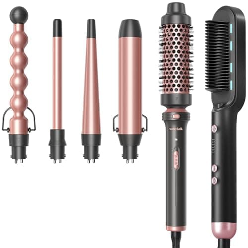 Wavytalk Ionic Hair Straightener & Curling Iron 5-in-1 Brush