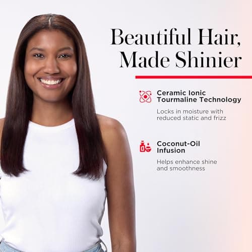 REVLON SmoothStay XL Straightening Brush - Sleek, Long-Lasting Straight Hair