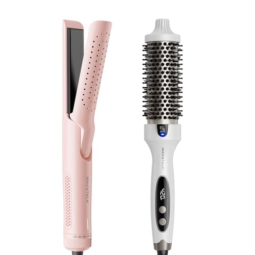 WavyTalk Cool Curl Airflow Styler with Pink Thermal Brush