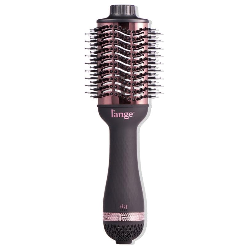 L'ANGE HAIR Le Volume 2-in-1 Titanium Blow Dryer Brush | Smooth, Frizz-Free Hair (Blush - 60mm)