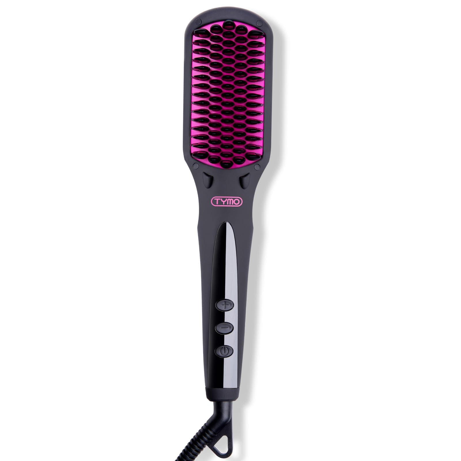 TYMO Ionic Hair Straightener Brush - Frizz-Free Styles, 16 Temp Settings, LCD Display