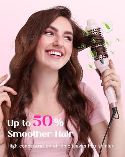 WavyTalk Cool Curl Airflow Styler Ionic Thermal Brush