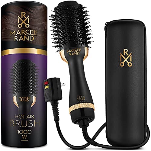 Professional Dual Voltage Hair Straightener Brush, Anti-Frizz Straightening Comb for Women