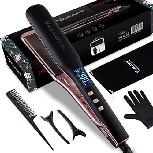 VAGARY 2-in-1 Hair Straightener & Curler with Anion Hair Care