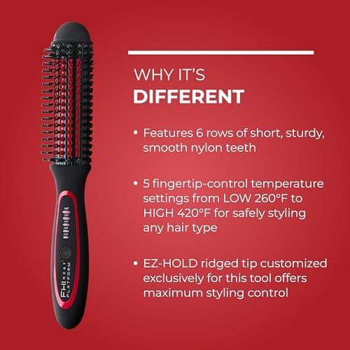 FHI Heat Stylus Thermal Brush for Smooth, Volumized Hair