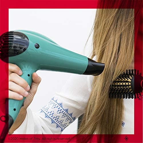 Revlon Volume Booster Hair Dryer with Ionic Tech | 1875W Lift & Body Blow Dryer with Diffuser (Green)