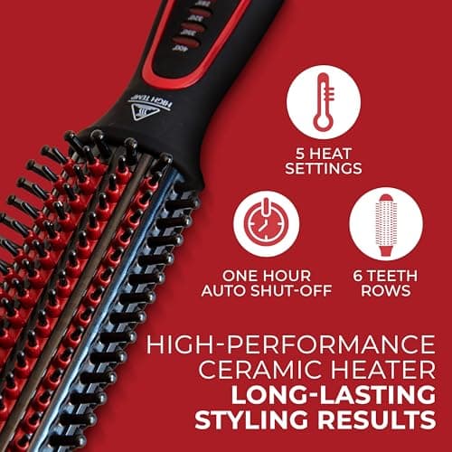 FHI Heat Stylus Thermal Brush for Smooth, Volumized Hair