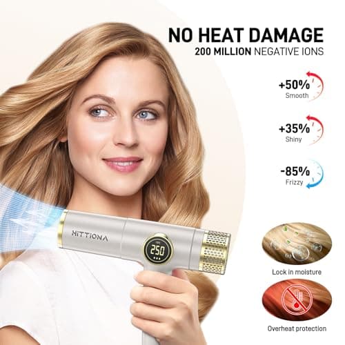 Ionic Professional 2000W Dual Voltage Hair Dryer - Negative Ion, Fast & Quiet