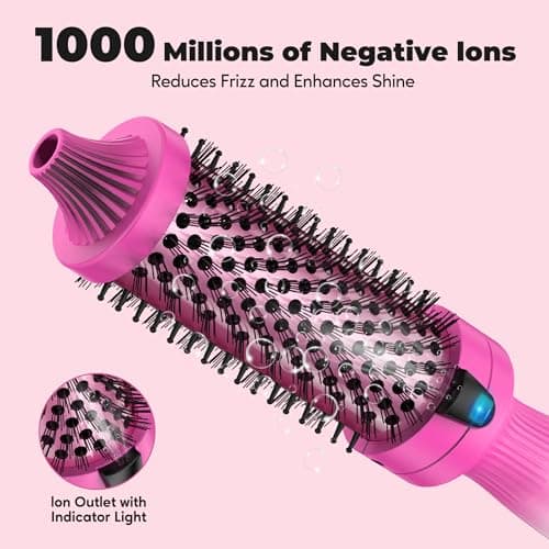 1.5-Inch Ceramic Ionic Thermal Brush for Full-Bodied Volume & Natural Curls