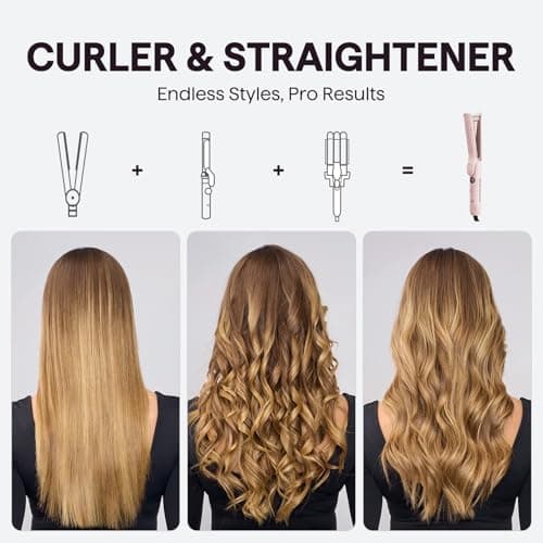 Whirlwind Pro Wavytalk Airflow Styler, 3 Air Modes, LED Display, Anti-Scald Wand