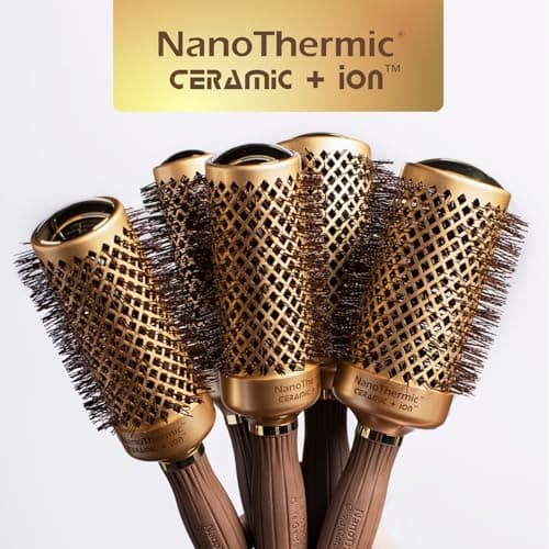 Professional Olivia Garden NanoThermic Ceramic Round Hair Brush - Normal to Thick Hair