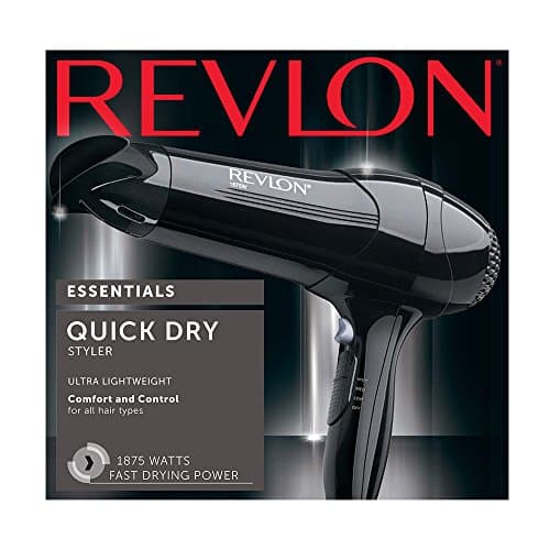 REVLON 1875 Watt Turbo Dryer, Black