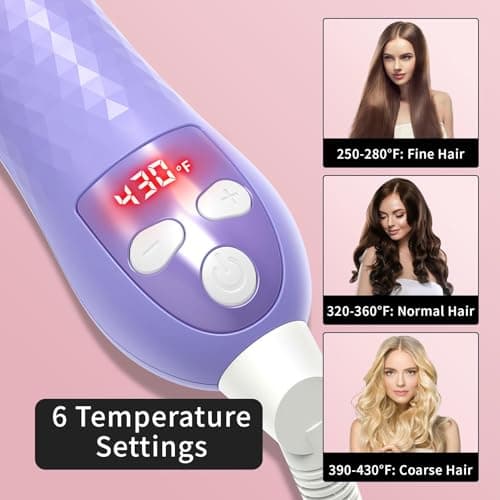 Best Rotating Curling Iron for Thin Hair, Beach Waves Automatic