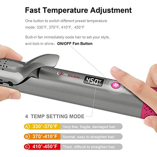 IG INGLAM 360° Airflow Styler & Cooling Fan for Professional Straight & Curl
