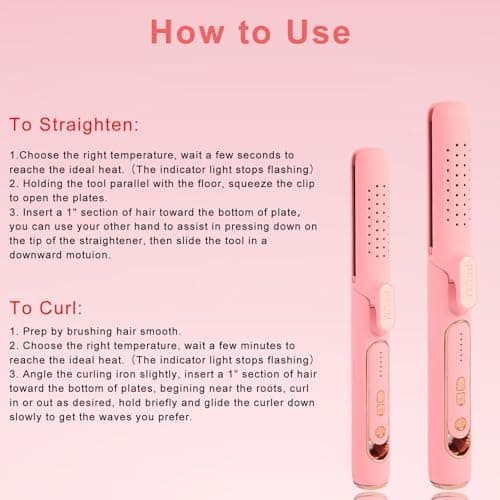 Pro 360° Airflow 2-in-1 Hair Straightener & Curling Iron