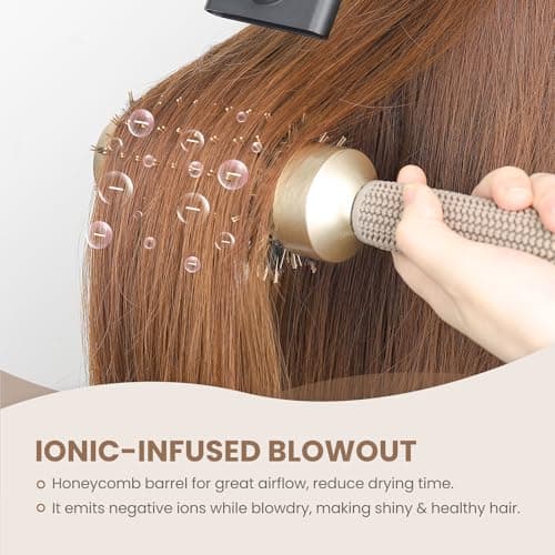 AIMIKE Nano Thermal Ceramic Round Brush for Blow Out & Styling - 2.9 inch Barrel