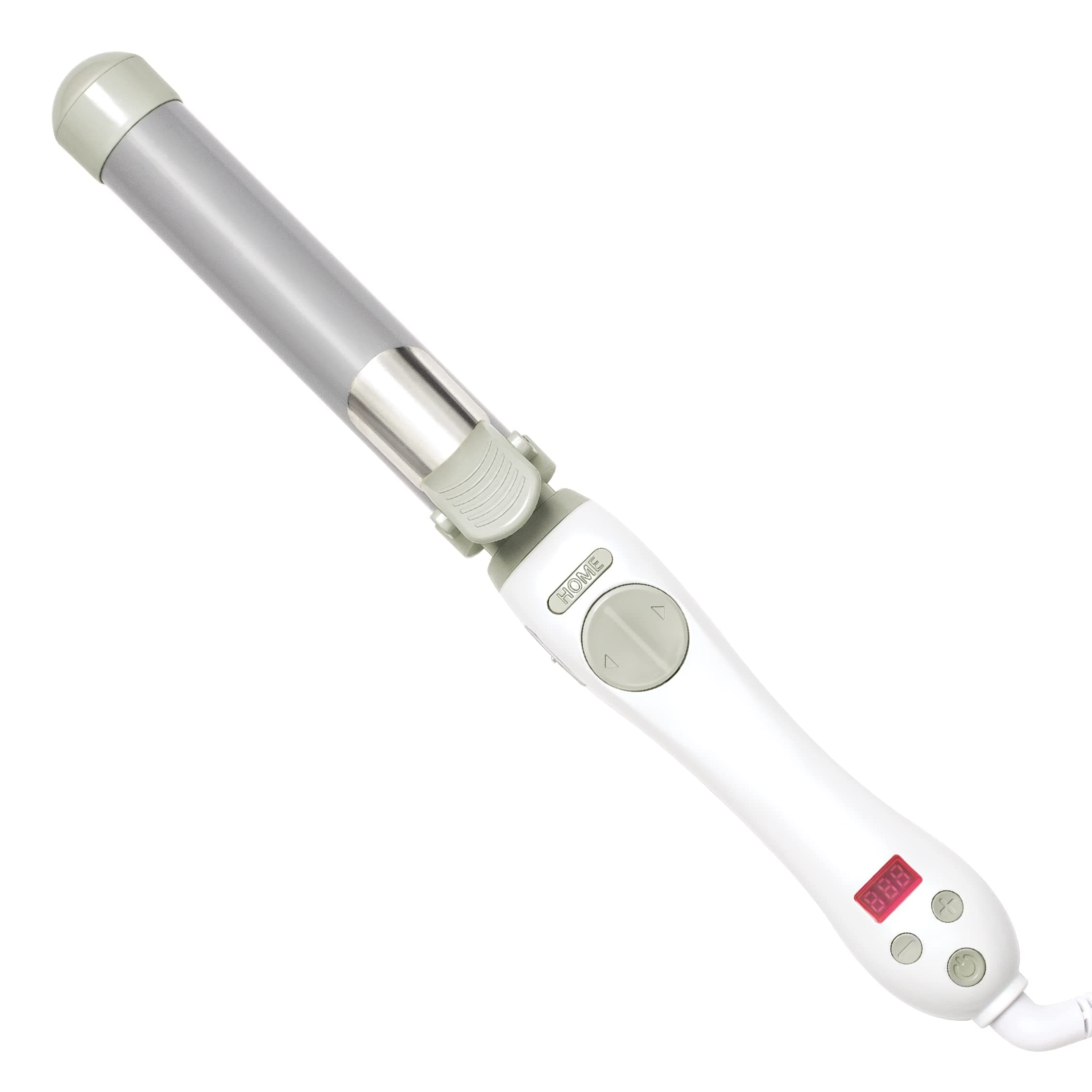 Beachwaver S1.25 Rotating Curling Iron - White | Ceramic Auto-Shut Off | Dual Voltage