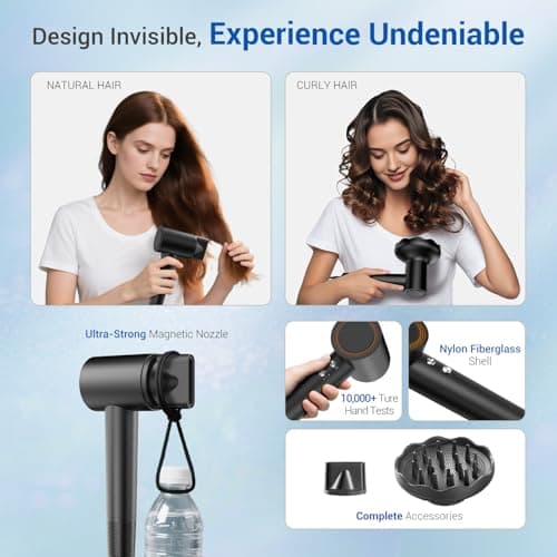 Hyspeedh Low Noise Smart Hair Dryer with Diffuser and Fast Drying