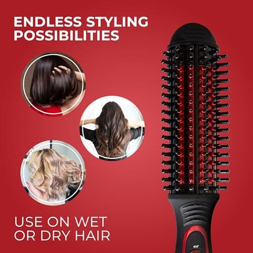 FHI Heat Stylus Thermal Brush for Smooth, Volumized Hair
