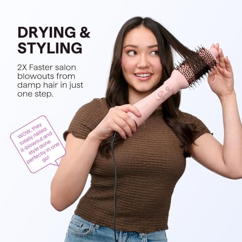 Wavytalk Air Sculpt 5-in-1 Hot Air Brush Set | Sleek Frizz-Free Blow Dryer Brush