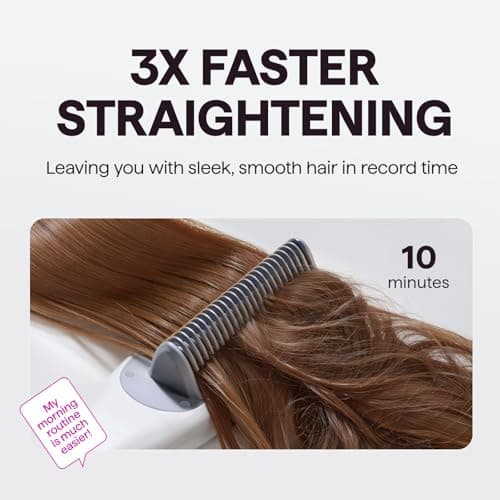 Steamline Pro 3-in-1 Straightening Brush by WavyTalk