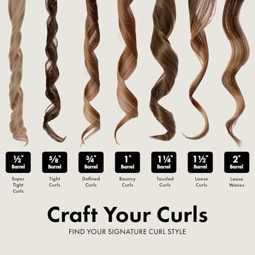 HOT TOOLS 24K Gold 1" Extended Curling Iron for Lasting Bouncy Curls