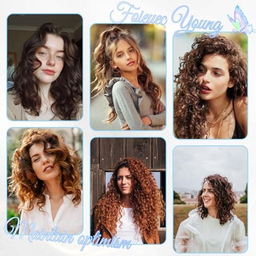 5-in-1 Ceramic Tourmaline Curling Iron Set for All Hair Types