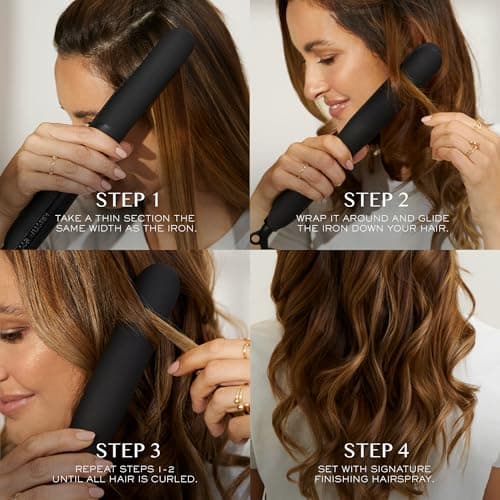 Kristin Ess 3-in-1 Ceramic Flat Iron for Straightening, Waving & Curling