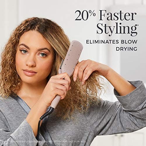 Remington Mauve Wet2Straight Hair Straightener, 450°F, 1.75" Plates