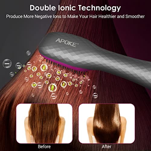 Professional 1200W Ceramic Tourmaline 3 in 1 Hair Dryer Brush (Gray)