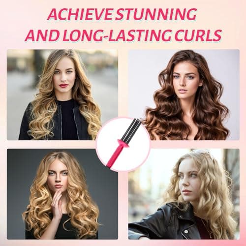 Voluminous Curls Hair Styling Tool - Curling Brush & Lift Comb