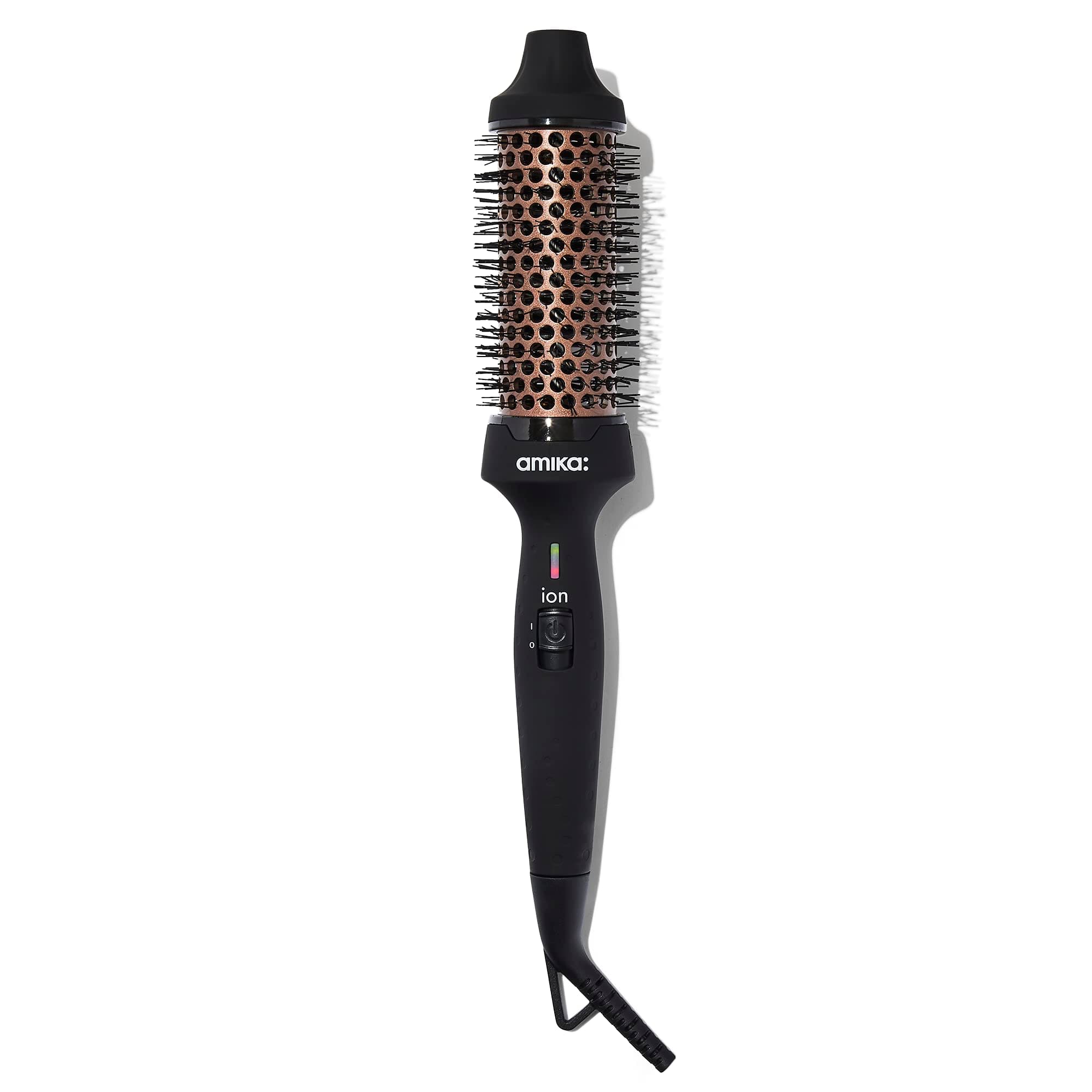 Amika Blowout Babe Thermal Styling Brush, Black