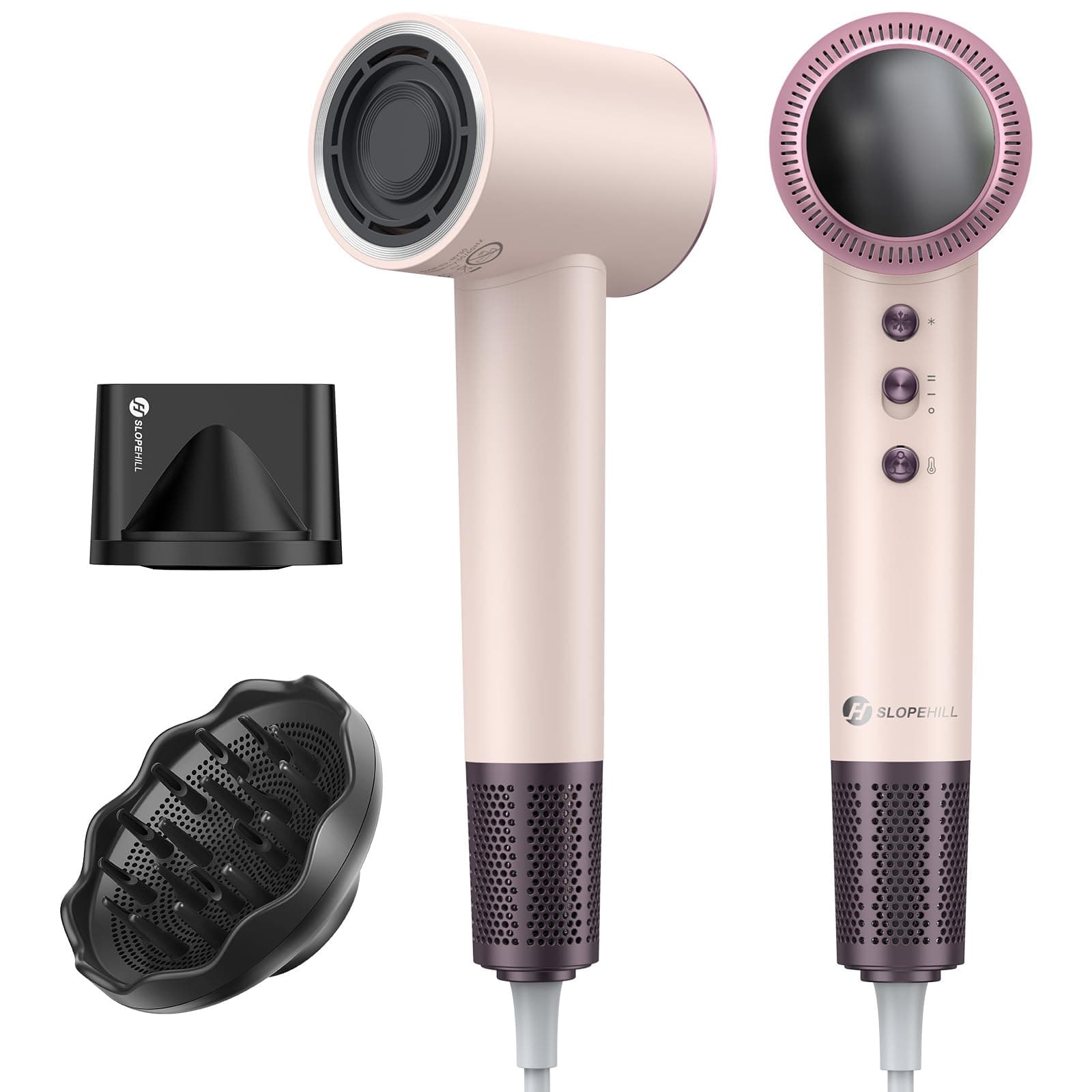 Slopehill Hair Dryer - 110,000 RPM Fast & Quiet Home & Travel Hair Care
