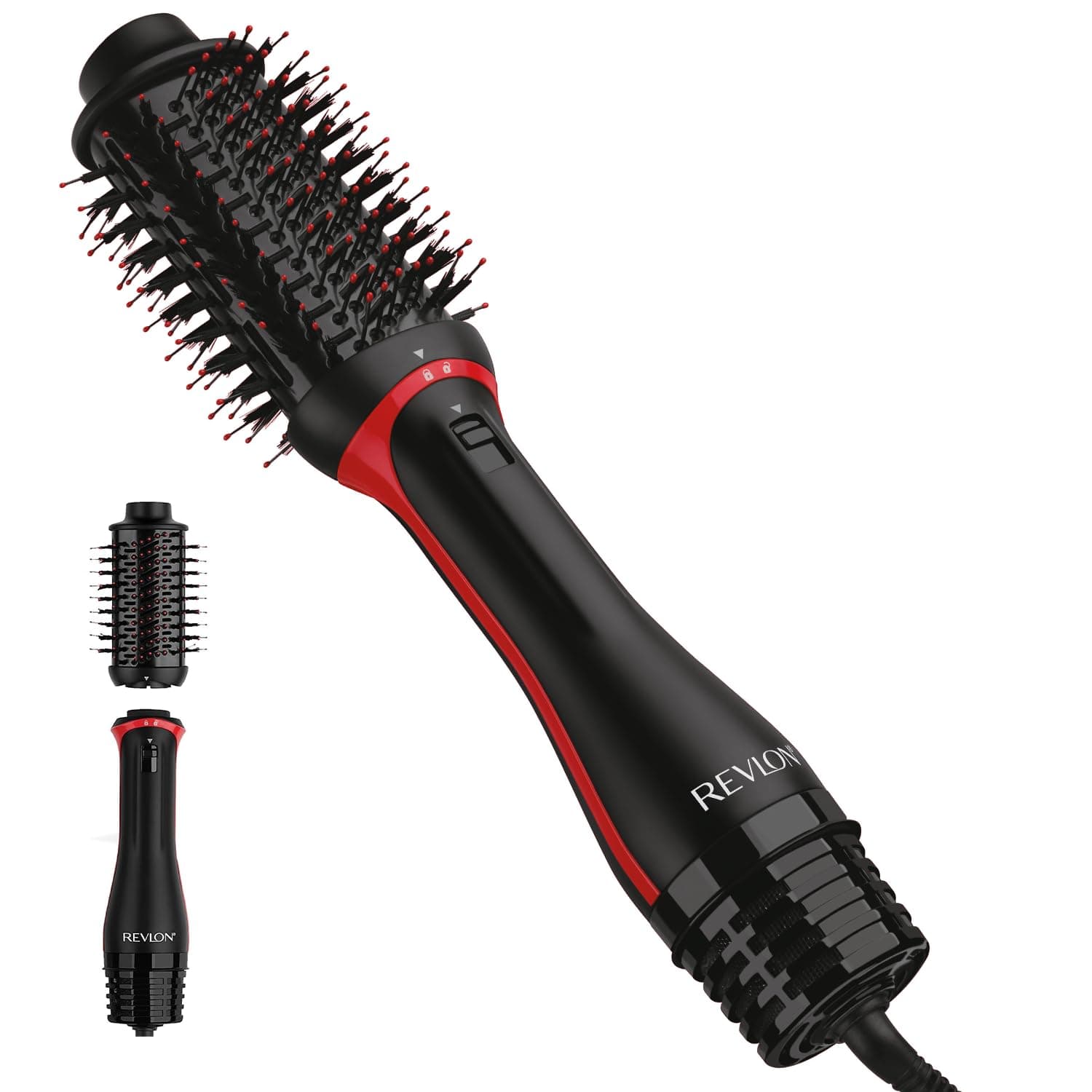 REVLON One-Step Volumizer Plus Hair Dryer, Salon Style, Black