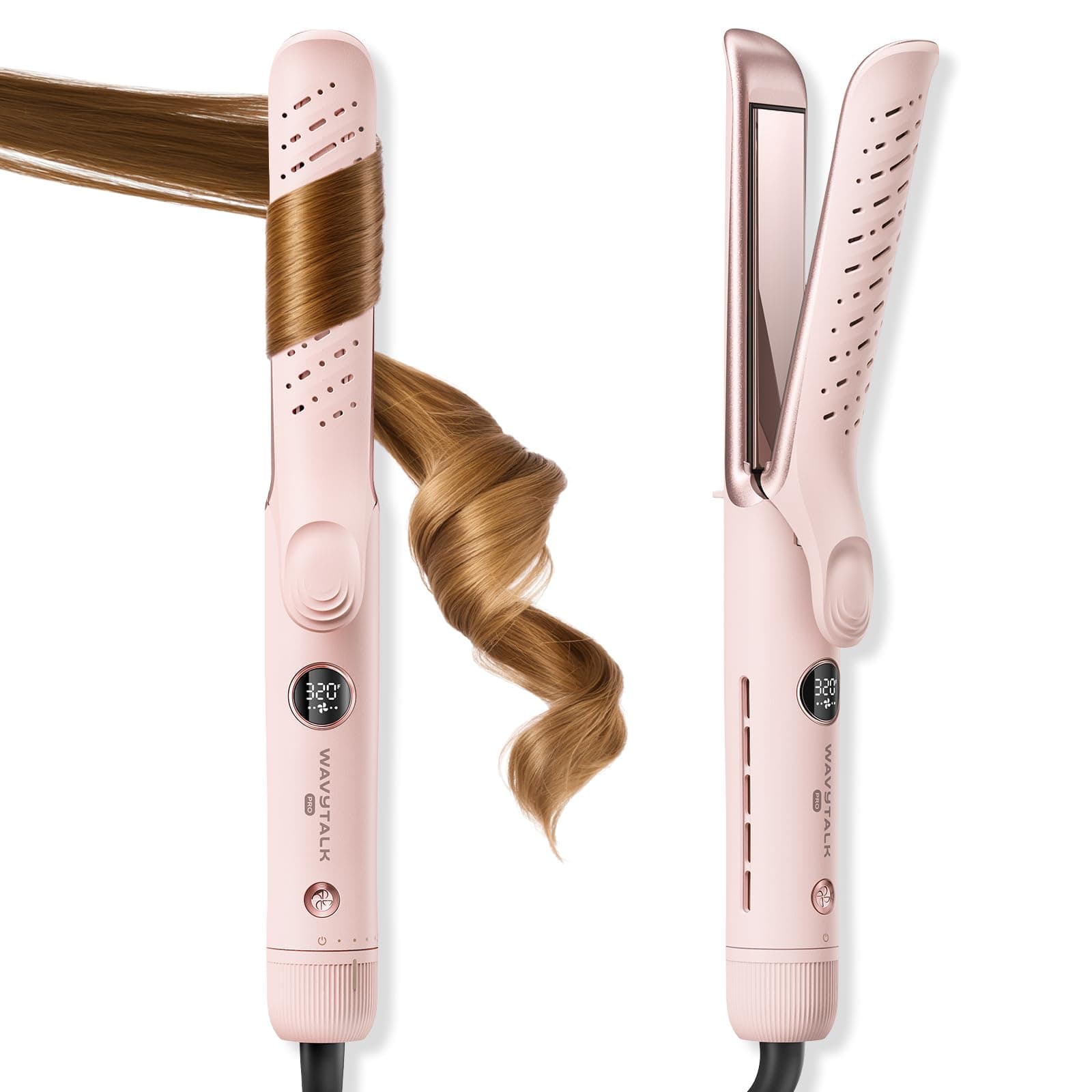 Whirlwind Pro Wavytalk Airflow Styler, 3 Air Modes, LED Display, Anti-Scald Wand