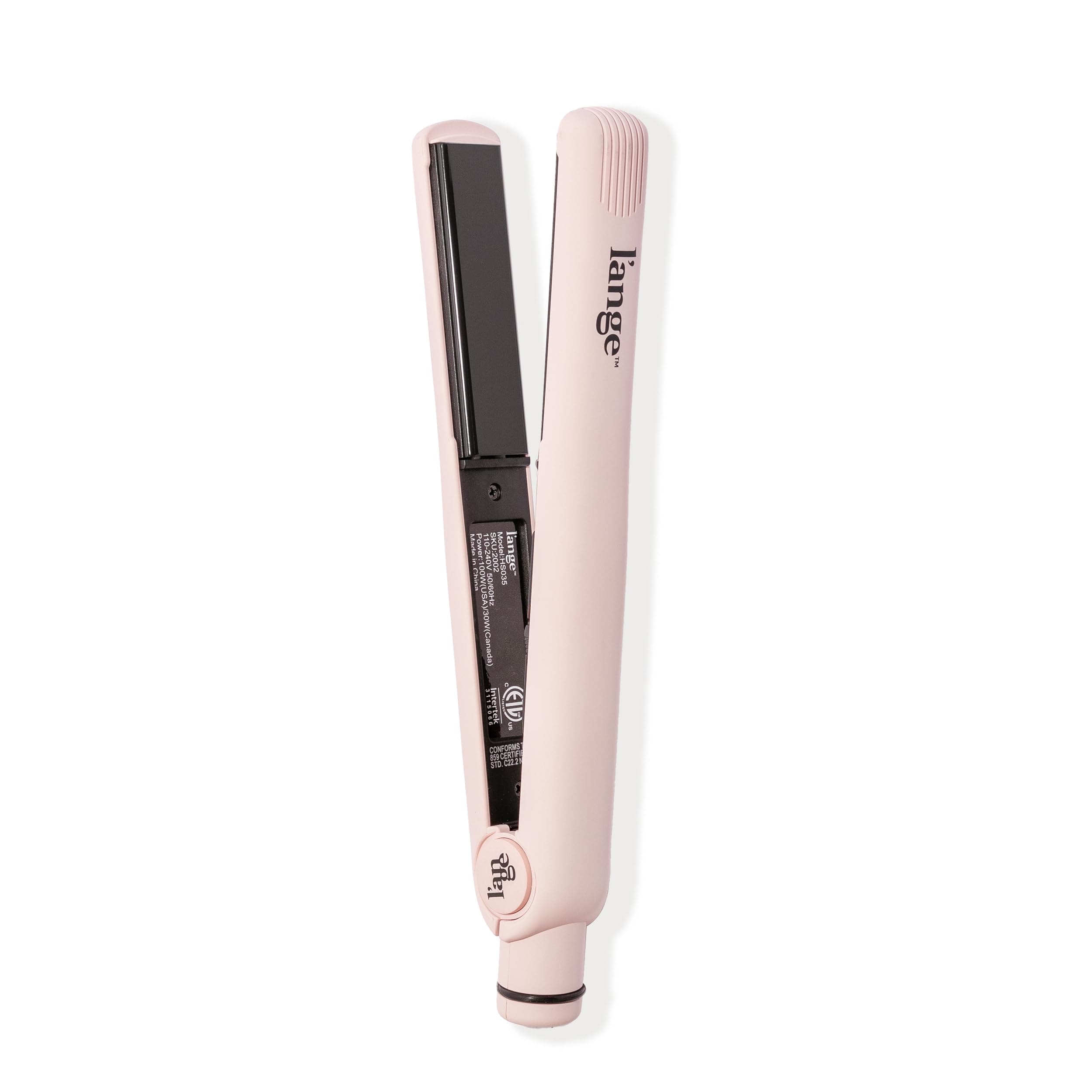 L'ANGE HAIR Ceramic Flat Iron | 1" Tourmaline-Infused Straightener | Adjustable Temp & Dual Voltage