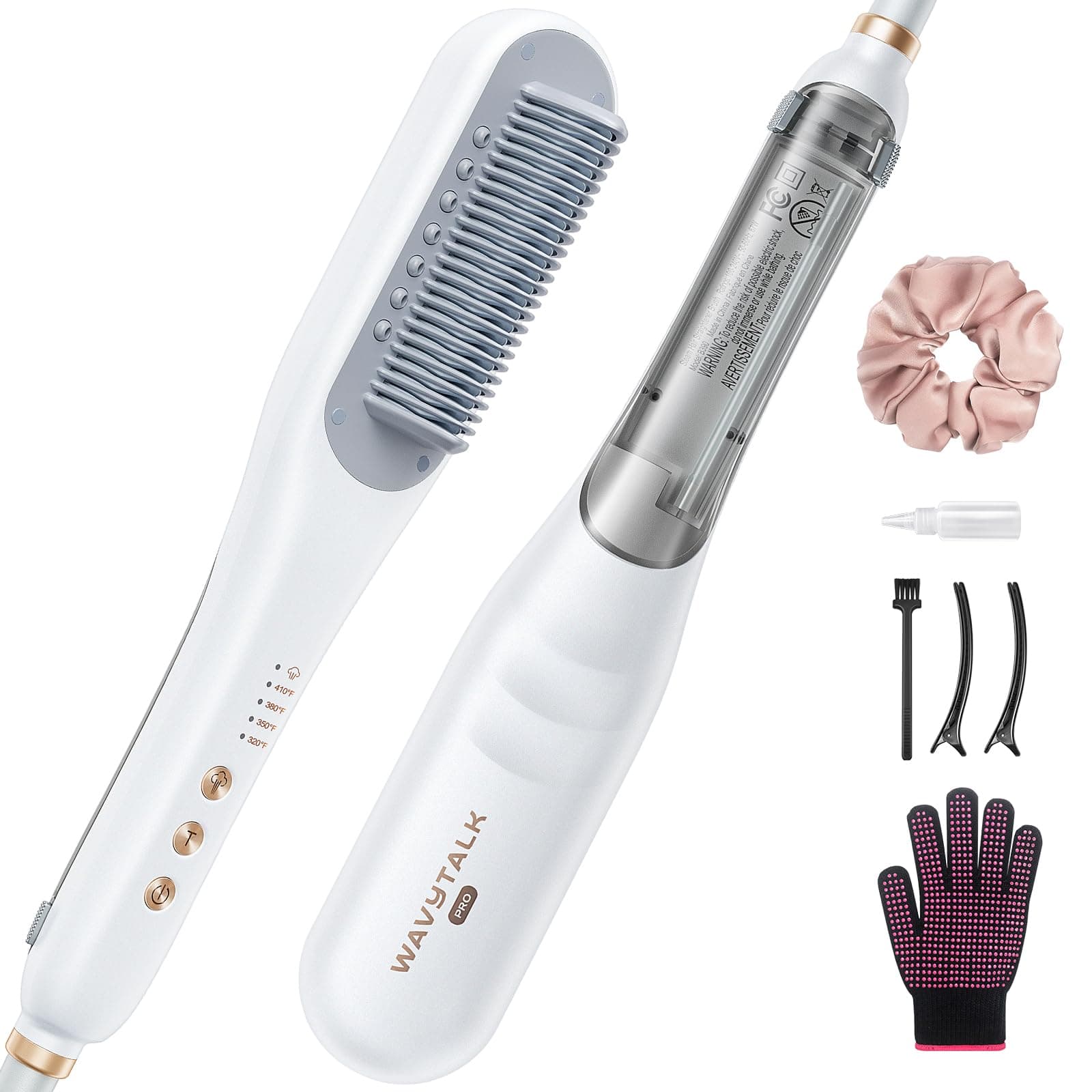 Steamline Pro 3-in-1 Straightening Brush by WavyTalk