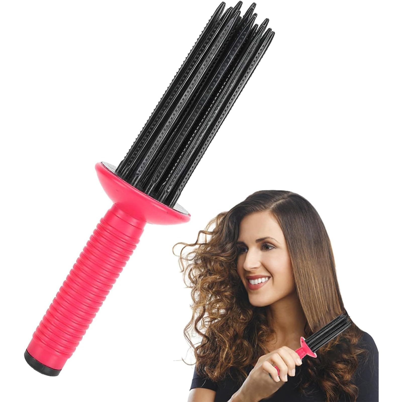 Air Feeling 17 Teeth Curling Wand for Fluffy Curls (1PC)